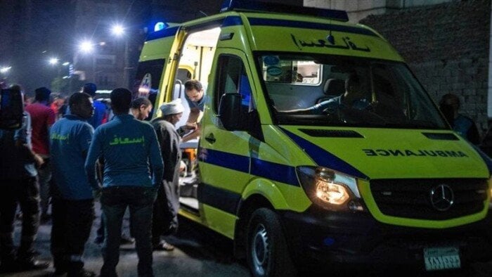 إصابة شاب في حادث تصادم قطار بمزلقان بنها بالقليوبية