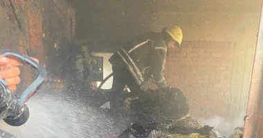 السيطرة على حريق نشب في حوش منزل بقنا بقرية أبودياب غرب بمركز دشنا