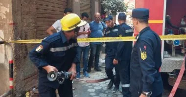 مصرع شخص إثر حريق شقة سكنية فى العياط