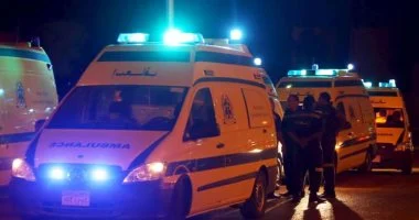 مصرع وإصابة 4 أشخاص إثر حادث انقلاب سيارة بمدينة 6 أكتوبر